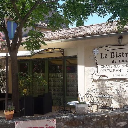 Auberge Le Bistrot De Lussan Lussan  Exteriér fotografie