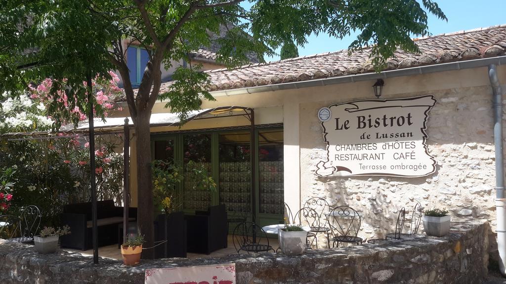 Auberge Le Bistrot De Lussan Lussan  Exteriér fotografie